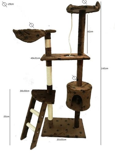 Drapak drzewko dla kota 145 na Arena.pl