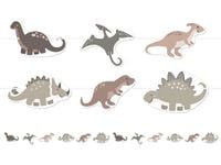 Girlanda papierowa Dinozaury, 500 cm