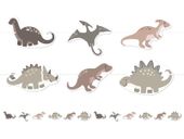 Girlanda papierowa Dinozaury, 500 cm