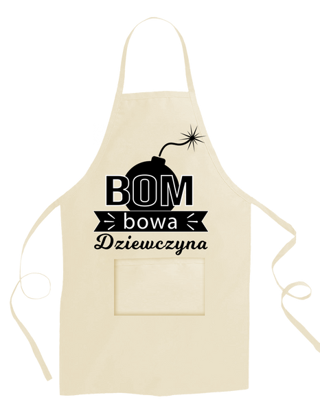 Fartuch Kuchenny Bombowa Dziewczyna zdjęcie 1