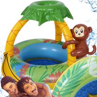 WODNY PLAC ZABAW DLA DZIECI BASEN BANAN PLAŻOWY DMUCHANY 40L OGRODOWY