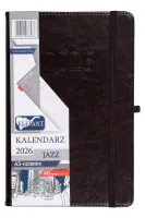 Jazz Kalendarz A5 Dzienny Czekoladowy 2026