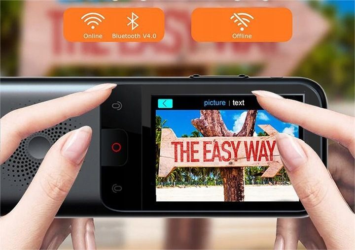 ELEKTRONICZNY TŁUMACZ MOWY MENU WIFI APARAT BLUETOOTH 70+ JĘZYKÓW zdjęcie 7