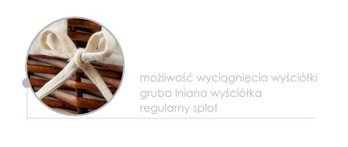 Kosz wiklinowy koszyk Wenge 113XS we na Arena.pl