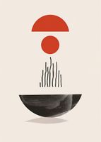 Plakat 25x35cm Półokrągła Forma