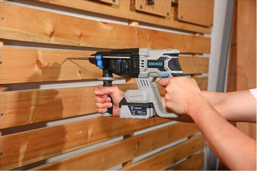 MŁOT UDAROWY MŁOTOWIERTARKA AKUMULATOROWA UDAR SDS+ AKU WIERTŁA DEKO 3J na Arena.pl