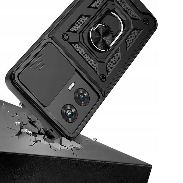 Etui do Motorola EDGE 50 Fusion PANCERNE SLIDE RING CASE zdjęcie 4