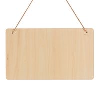 Prostokątna zawieszka na drzwi ze sklejki do sublimacji