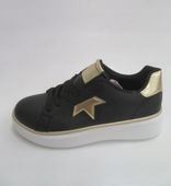 Buty sportowe CZARNE sneakersy r38