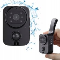 ZEWNĘTRZNA MINI KAMERA Z DETEKCJĄ RUCHU + TRYB NOCNY, BATERIA 1200mAh,
