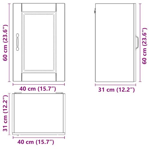 Szafka ścienna kuchenna, Porto, stare drewno na Arena.pl