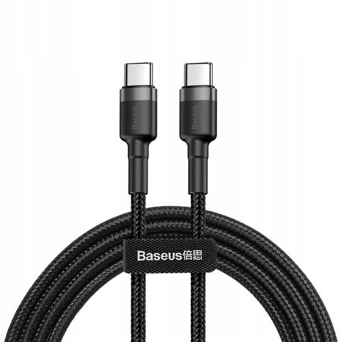 BASEUS MOCNY KABEL USB-C SZYBKIE ŁADOWANIE TYP-C TYPE-C PD 60W QC 3.0 2M na Arena.pl
