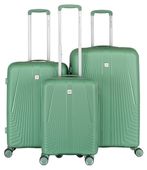 zestaw walizek ptn pp-09-set3-1471 green