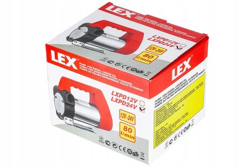 POMPA POMPKA MINI CPN DO SPUSZCZANIA PALIWA ROPY OLEJU DIESEL 24 V LXPD24 na Arena.pl