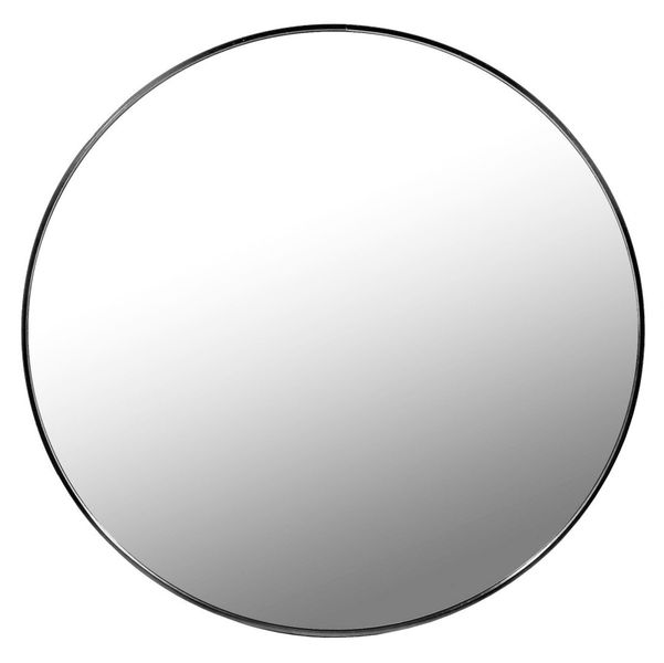 Lustro 60cm czarna rama zdjęcie 1