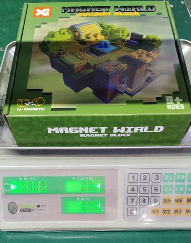 KLOCKI MAGNETYCZNE bloki MOCNE na magnes Zestaw 79 sztuk KLOCKÓW na Arena.pl