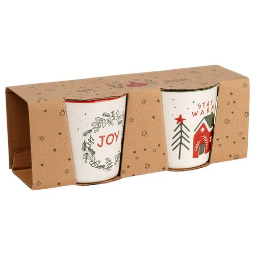 2x Kubek Świąteczny Kubki do Kawy Herbaty Prezent Święta Boże Narodzenie na Arena.pl