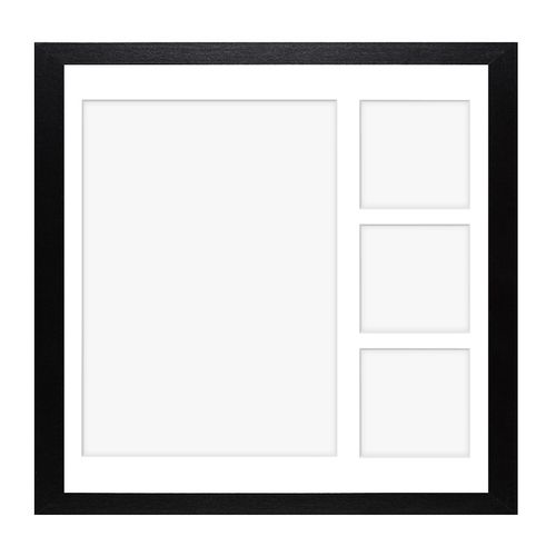 Ramka na 4 zdjęcia Hekla 40x40x4 MDF galeria czarny 1szt. na Arena.pl