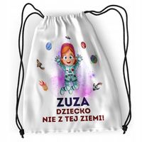 Plecak Sportowy Szkolny Dla Zuzy Córki Dziecka Z Nadrukiem Ze Zdjęciem