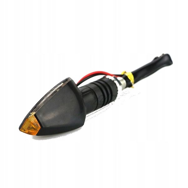 Kierunkowskazy motocyklowe czarne dymione LED zdjęcie 6