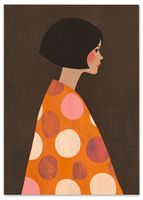 Plakat ilustracja profil koła 30x40 cm