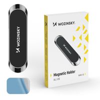 uchwyt magnetyczny na telefon na deskę rozdzielczą przyklejany czarny