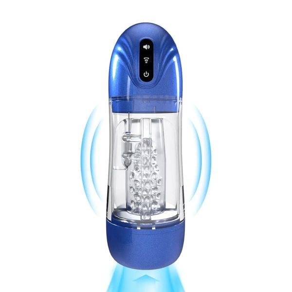 pompka ssąca wibracyjna sonicpull pumped niebieska 25 cm zdjęcie 1