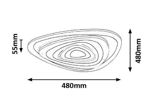 Lampa sufitowe Taneli na Arena.pl