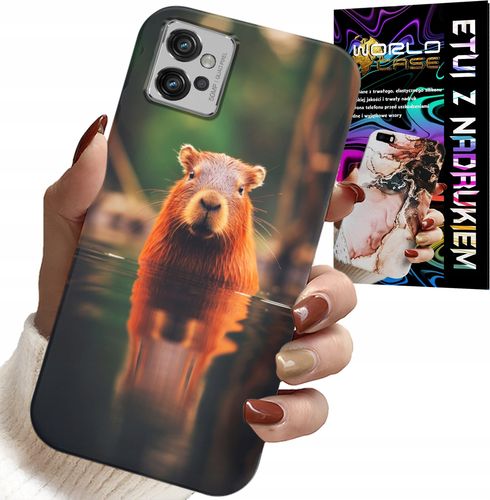 ETUI DO MOTOROLA G32 - SŁODKA KAPIBARA, CAPIBARA, WIELE WZORÓW na Arena.pl