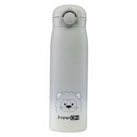 Kubek butelka bidon termiczny gorące napoje podróżny szary, 480ml FREEON