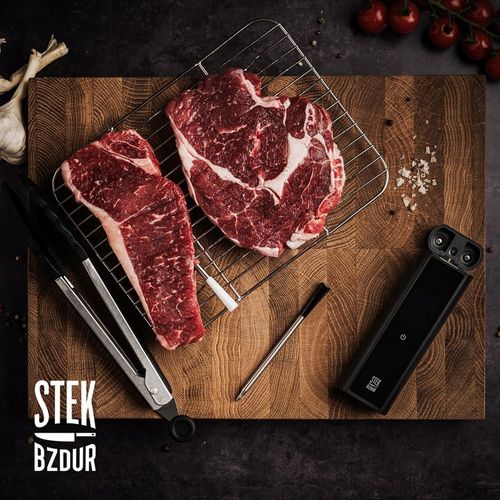 2x Bezprzewodowy Termometr Kuchenny Cyfrowy do Mięsa Steków STEK BZDUR na Arena.pl