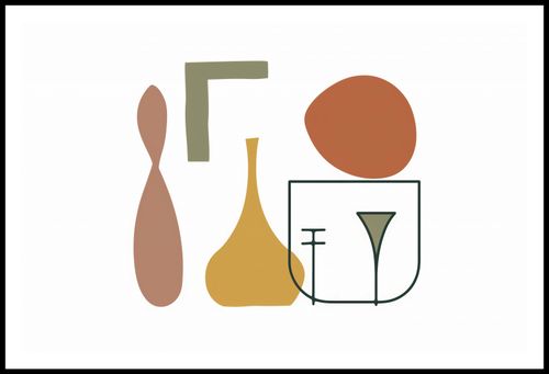 Plakat 91,5x60cm Naczynia na Arena.pl