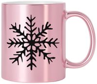 KUBEK RÓŻOWY PREMIUM PREZENT ŚWIĄTECZNY BOŻE NARODZENIE MIKOŁAJKI