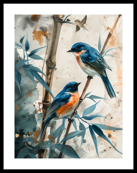 Plakat 30x40cm Trzy Ptaki zdjęcie 3