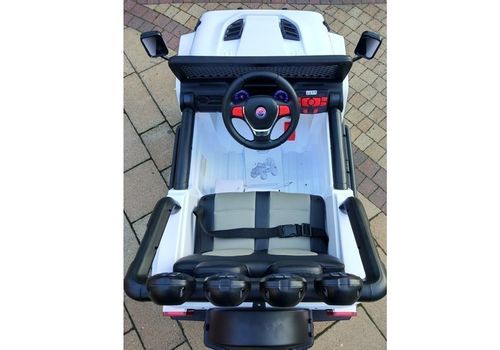 Auto na Akumulator S2388 Jeep Biały 4x45W na Arena.pl