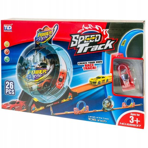 TOR WYŚCIGOWY 3 PĘTLE DLA SAMOCHODZIKÓW AUTKA 3+ na Arena.pl