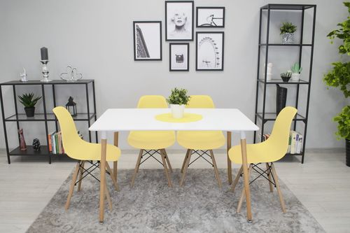 Krzesło OSAKA kremowe / nogi naturalne x 3 na Arena.pl