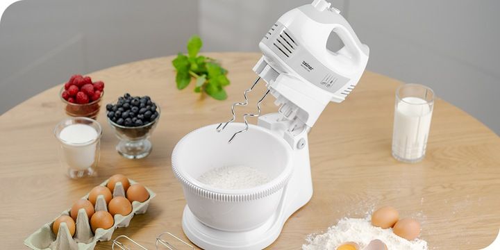 MIKSER z misą 2,5L ZELMER ZHM2459S 700W biały TURBO 4 KOŃCÓWKI 5 zdjęcie 7