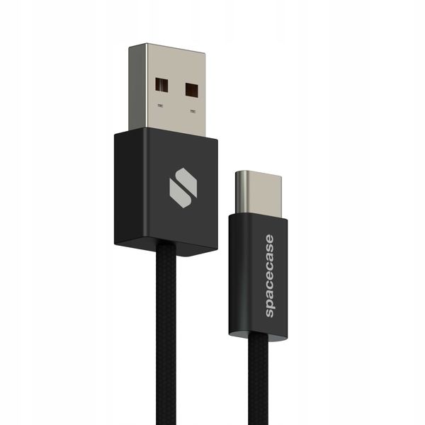 Spacecase Usb-A To Usb-C Magnetic Cable 1M 32W Cl07 Black zdjęcie 5