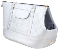 AMIPLAY Venus M Torba transporter torebka psa kota yorka chihuahua srebrna