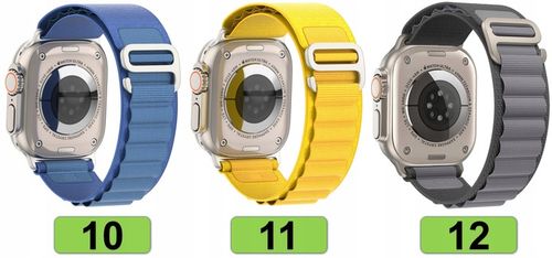 PASEK DO APPLE WATCH 2 3 4 5 6 7 8 9 10 SE 42MM 44MM 45MM 46MM 49MM 15 KOLR na Arena.pl