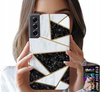 ETUI DO SAMSUNG GALAXY S22 - ELEGANCKIE MODNE WZORY CASE + SZKŁO