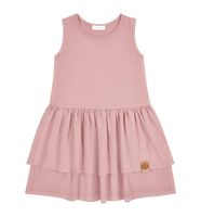 Sukienka bez rękawów, Basic pudrowy róż 98