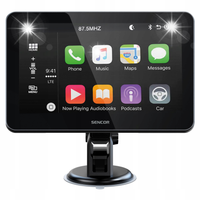 Android Auto Apple CarPlay Dotykowy Ekran 7" 1024x600 Bluetooth 5.0 Kamera