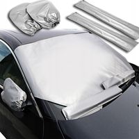 OSŁONA ANTYSZTONOWA USZY SZARA + LUSTERKA I WYCIER