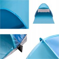 NAMIOT PLAŻOWY SAMOROZKŁADAJĄCY OGRODOWY TURYSTYCZNY NIEBIESKI UV LEKKI