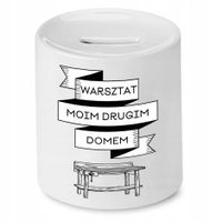 Skarbonka Dla Budowlańca Warsztat Moim Drugim Z Nadrukiem Ze Zdjęciem