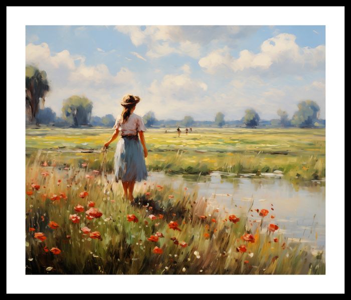 Plakat 60x50cm Wiejski Spokój zdjęcie 3