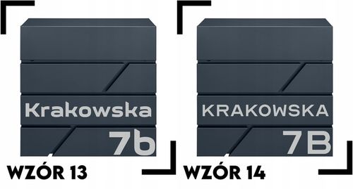SKRZYNKA POCZTOWA NA LISTY POCZTĘ ANTRACYT NOWOCZESNA +WZÓR NAPIS Z ADRESEM na Arena.pl