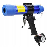PISTOLET PNEUMATYCZNY DO MAS NATRYSKOWYCH WYCISKACZ 310 ML + KOŃCÓWKI